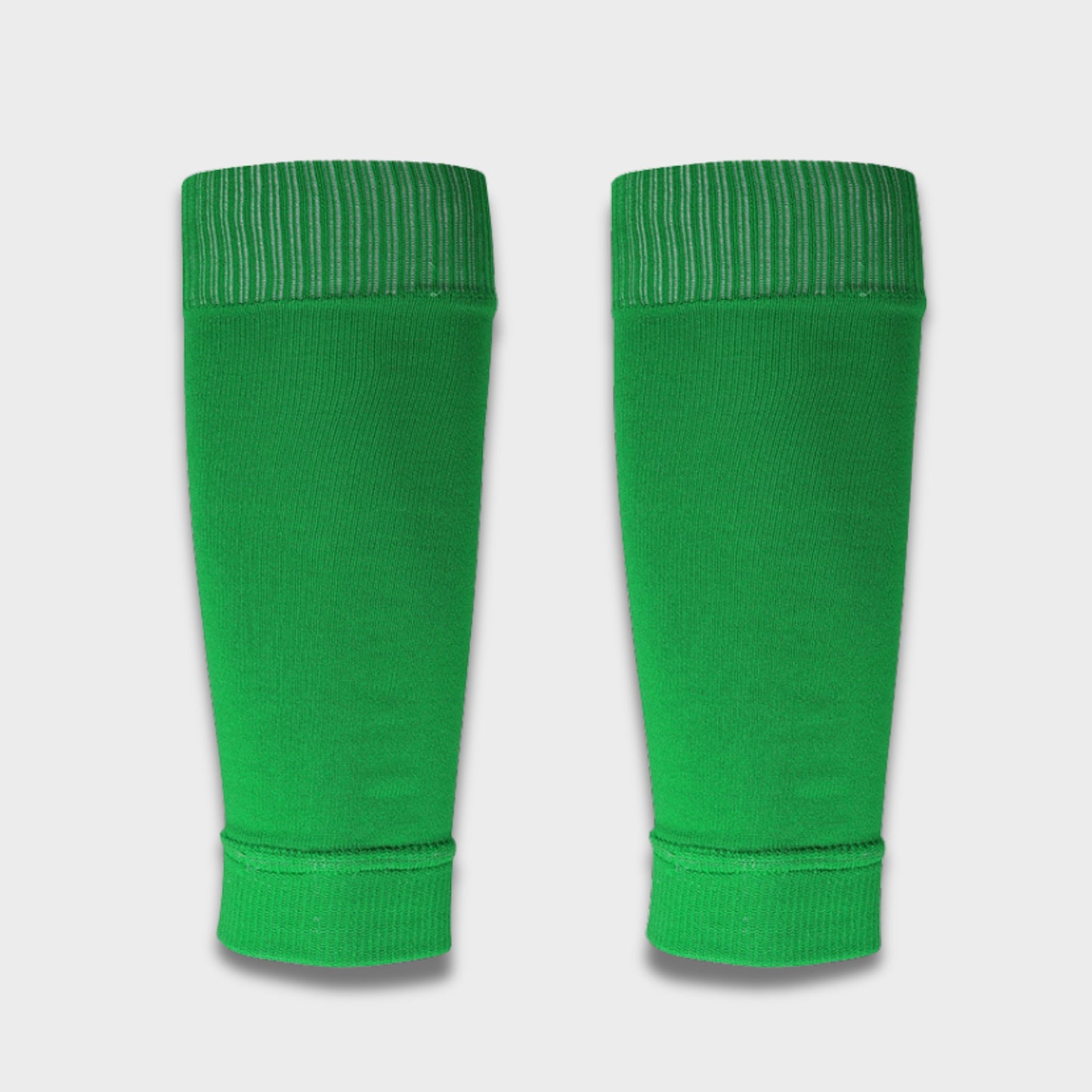 Voetbal afgeknipte sok. Pre cut sleeve voor voetballers. Groen.