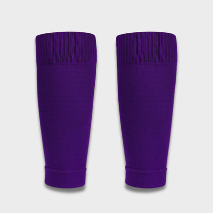 Voetbal afgeknipte sok. Pre cut sleeve voor voetballers. Paars.