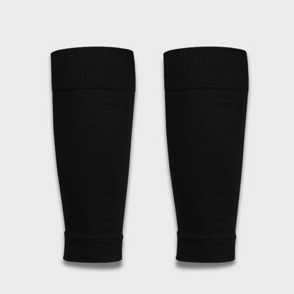 Voetbal afgeknipte sok. Pre cut sleeve voor voetballers. Zwart.