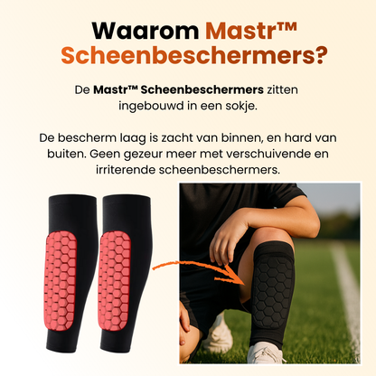 Mastr Scheenbeschermers – optimale bescherming en comfort voor voetbalspelers